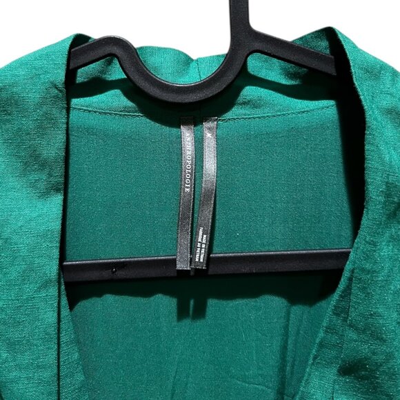 Anthropologie The Tommie Zip Front Mini Shirt Dress Green - Picture 5 of 5